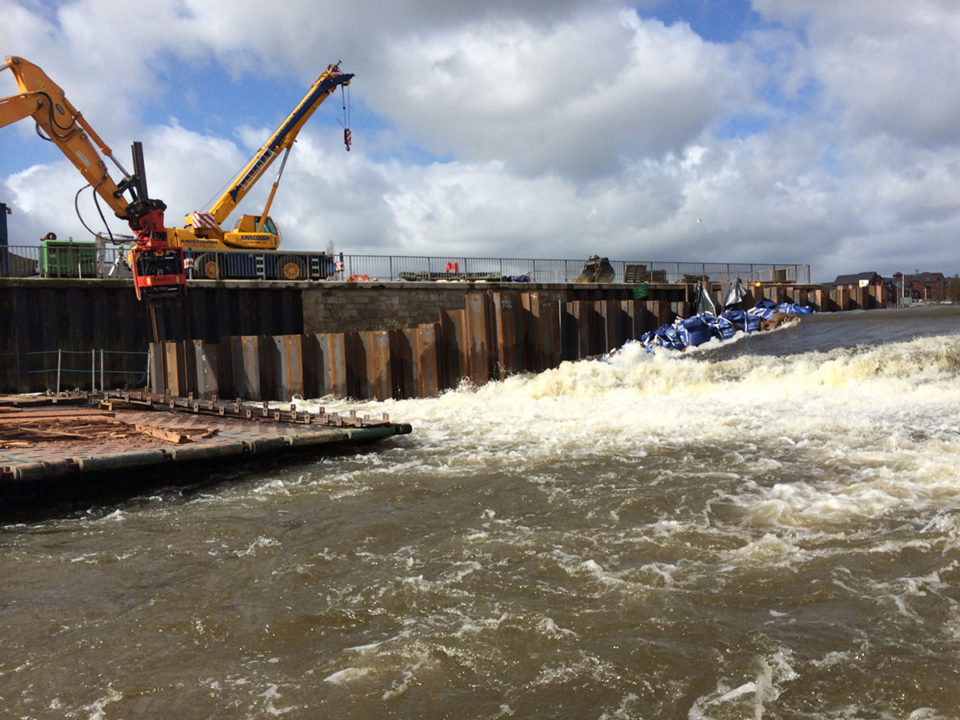 Exeter Flood Scheme Steel Sheet Piles