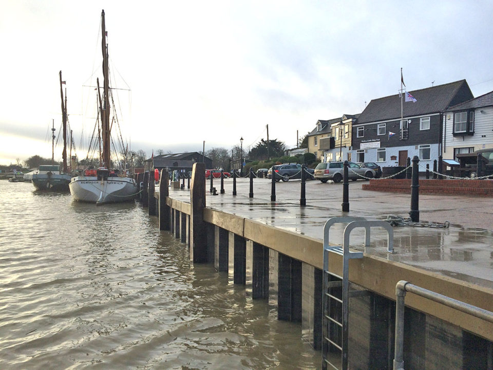 Hythe Quay Rebuild with Steel Sheet Piling, Maldon